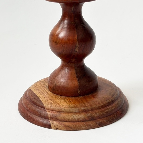 Two’s Company NWT Solid Wood Candle Pedestal // Candle Stand // candle holder - Picture 8 of 13